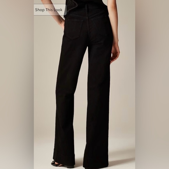 J.Crew Denim trouser in 1996 semi-stretch in black rinse - Picture 3 of 11